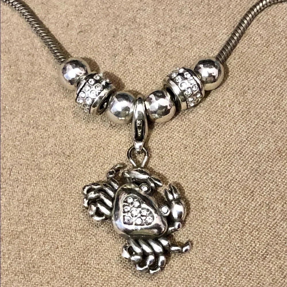 Two 🆕 Brighton Mini Stopper beads Hammered silver Fit MINI holders ONLY Retired